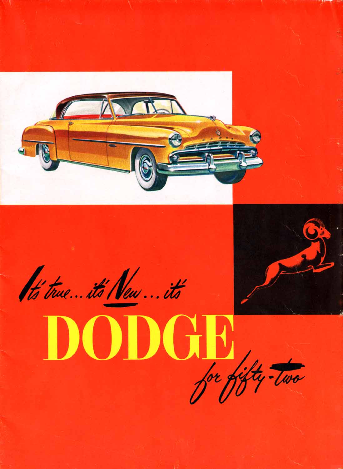 1952 Dodge Car Foldout Page 4